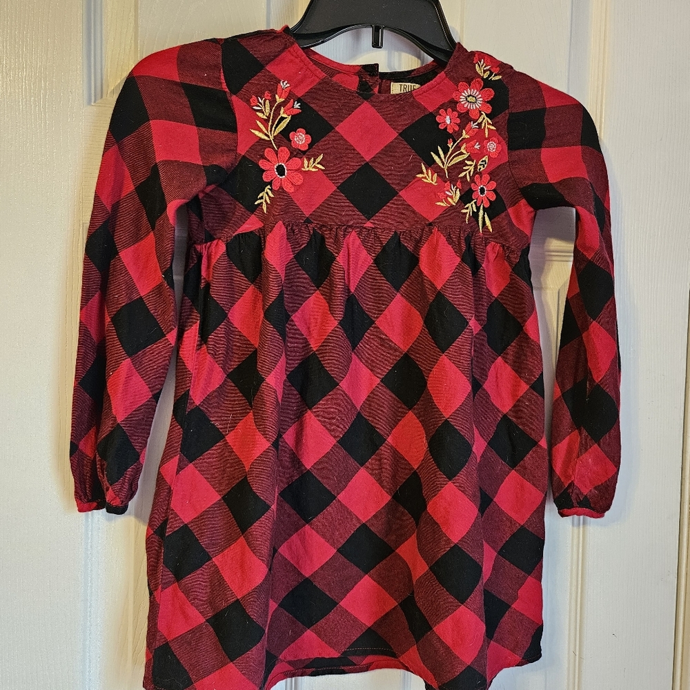 Buffalo Plaid Dress by True Craft Sz 6